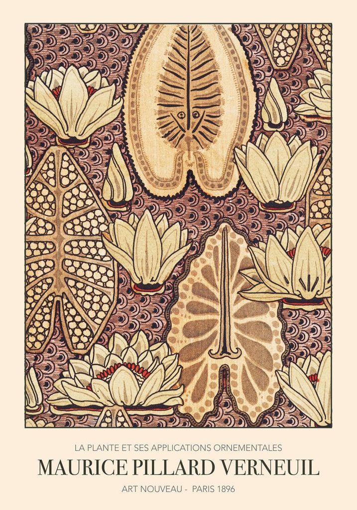 Plakat - Nenuphar By Maurice Pillard Verneuil 70x100 - Dear Sam