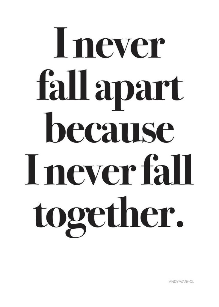 Poster - Never Fall Apart 50x70 - Dear Sam