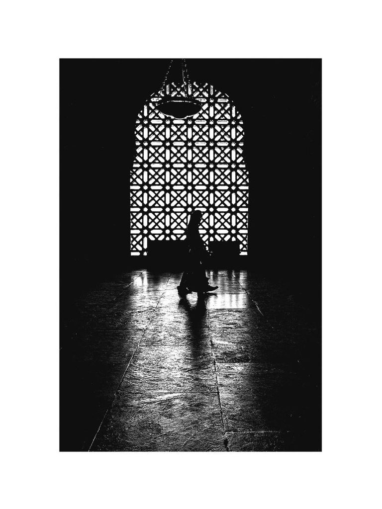 Poster - Nun Walking In Light 30x40 - Dear Sam