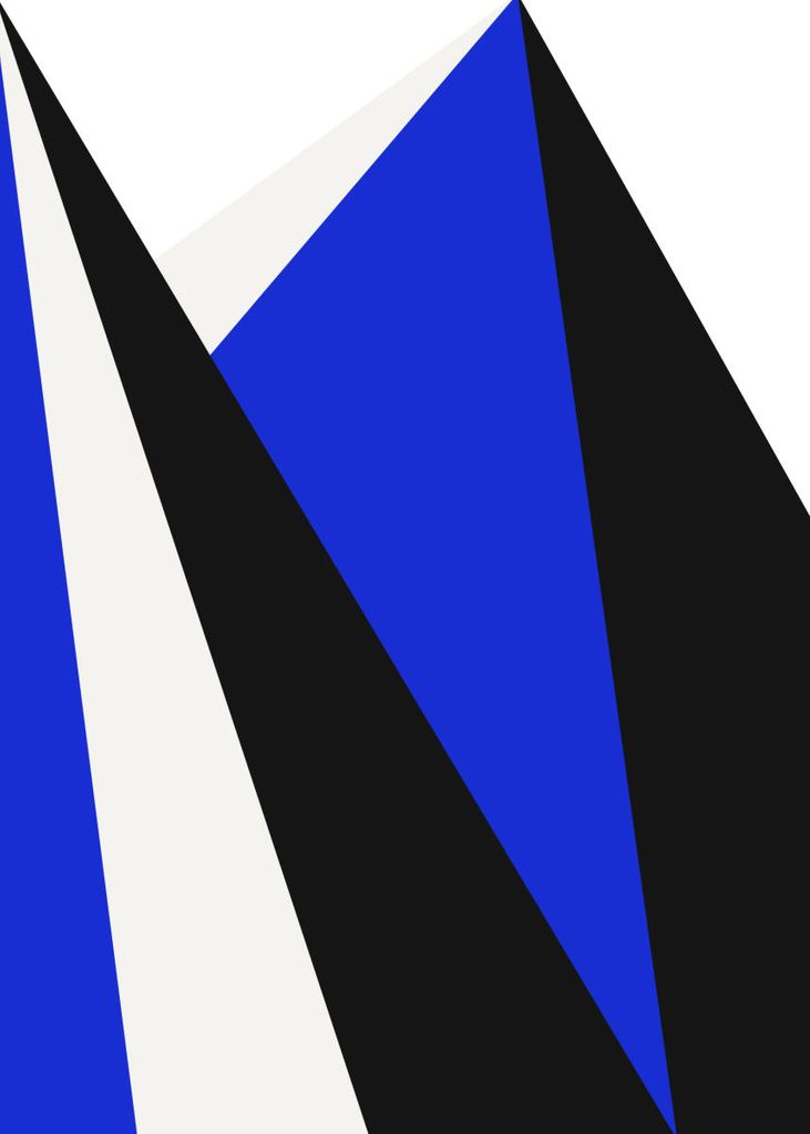 Poster - Ocean Waves Shapes 50x70 - Dear Sam