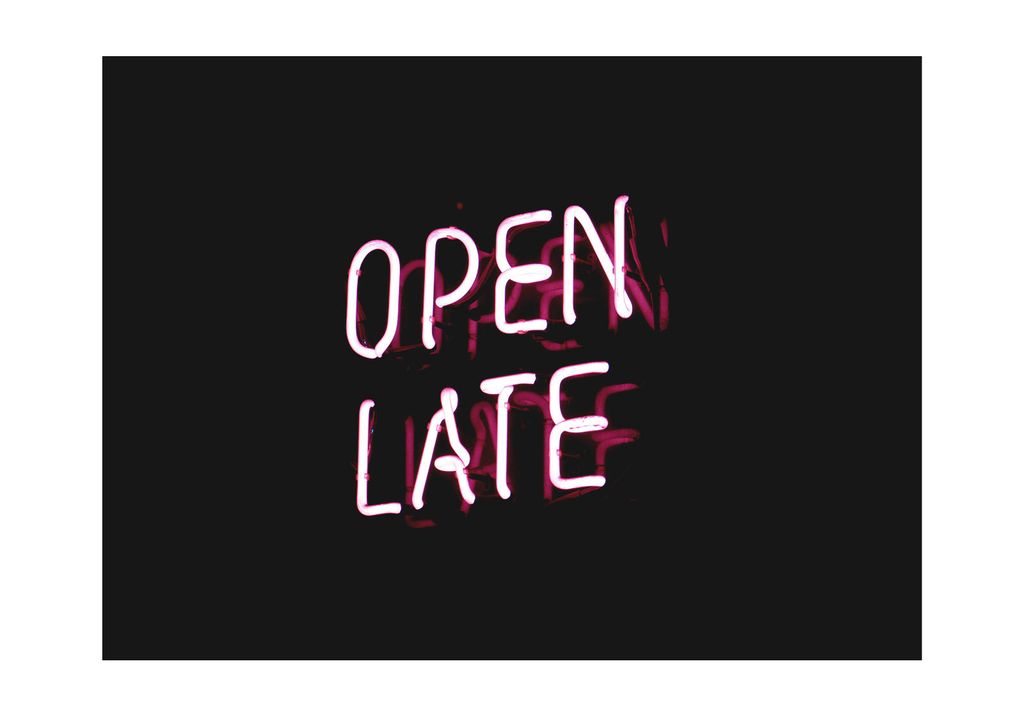 Poster - Open Late 100x70 - Dear Sam