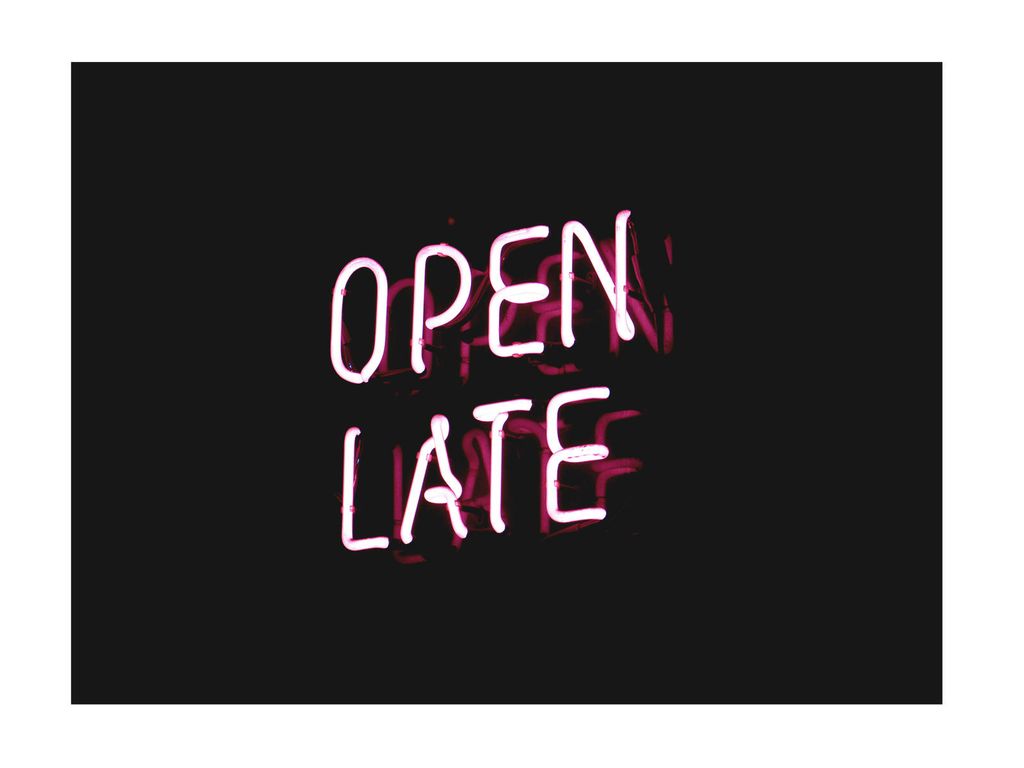 Poster - Open Late 40x30 - Dear Sam