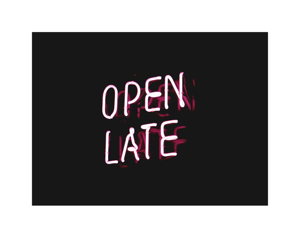 Plakat - Open Late 50x40 - Dear Sam