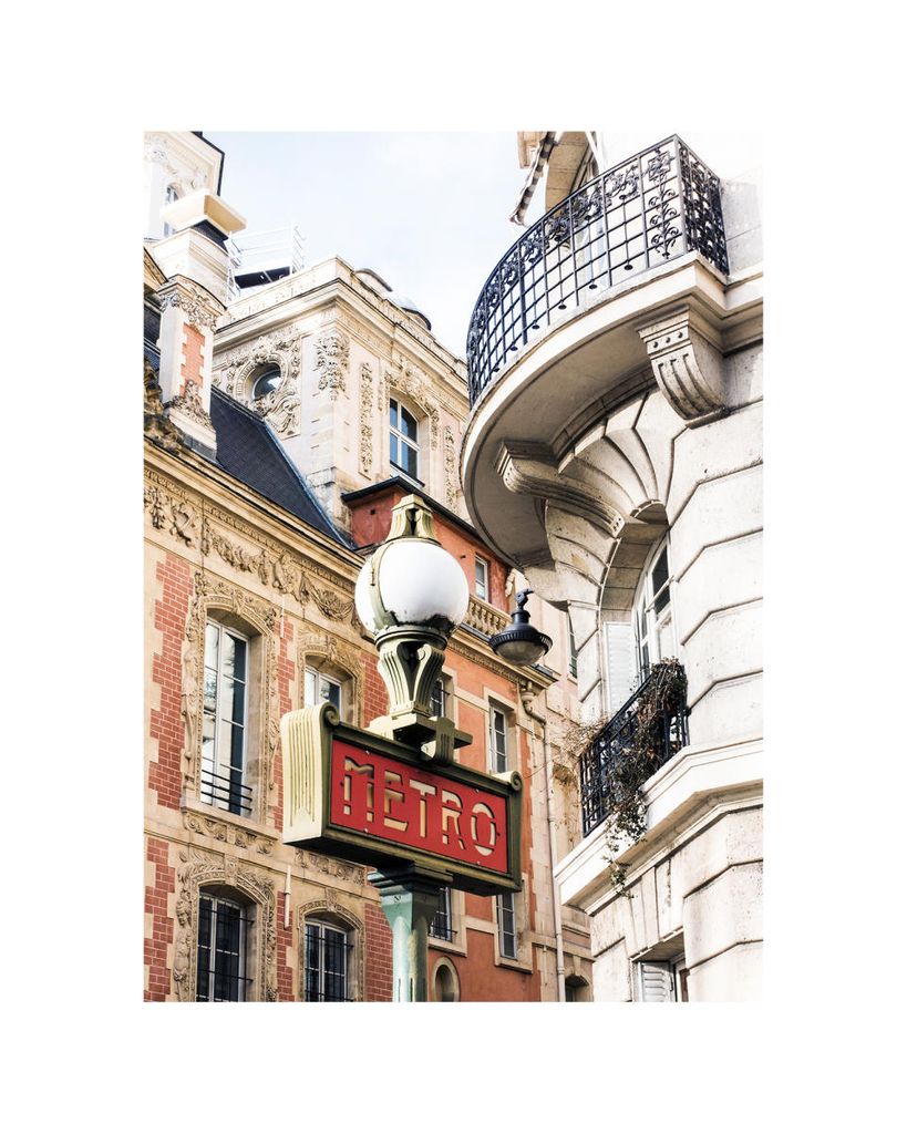 Poster - Paris Metro 40x50 - Dear Sam