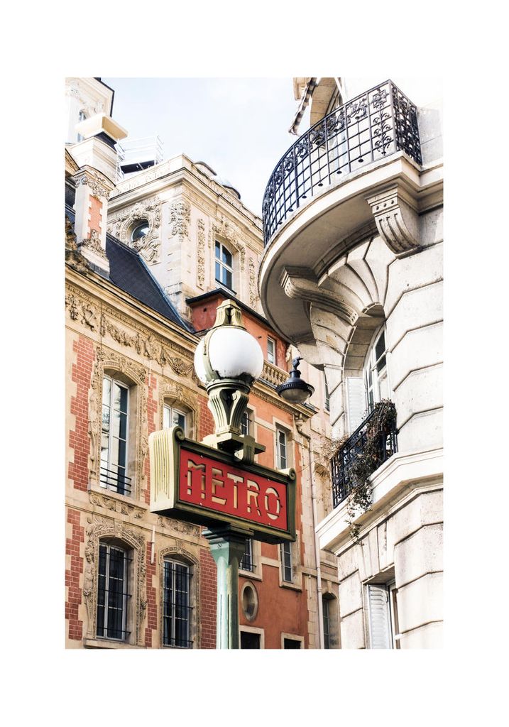 Poster - Paris Metro 70x100 - Dear Sam
