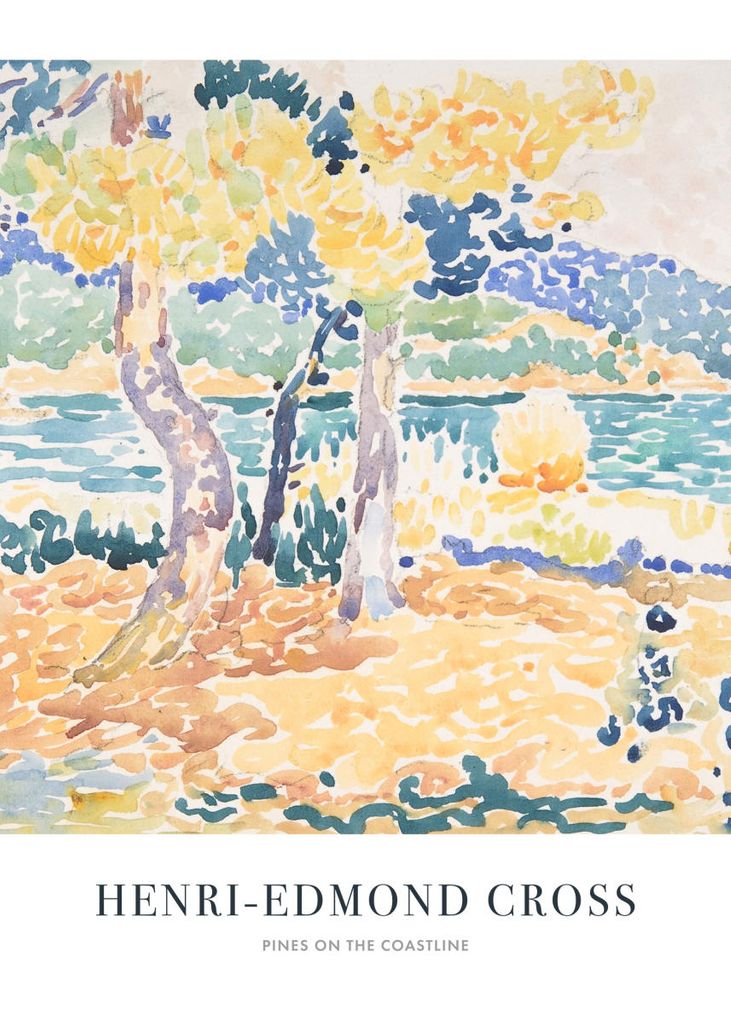 Poster - Pines On The Coastline 50x70 - Dear Sam
