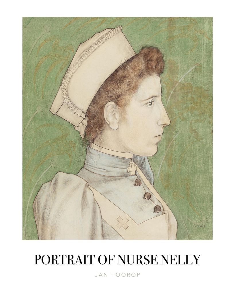 Poster - Portrait Of Nurse Nelly 40x50 - Dear Sam