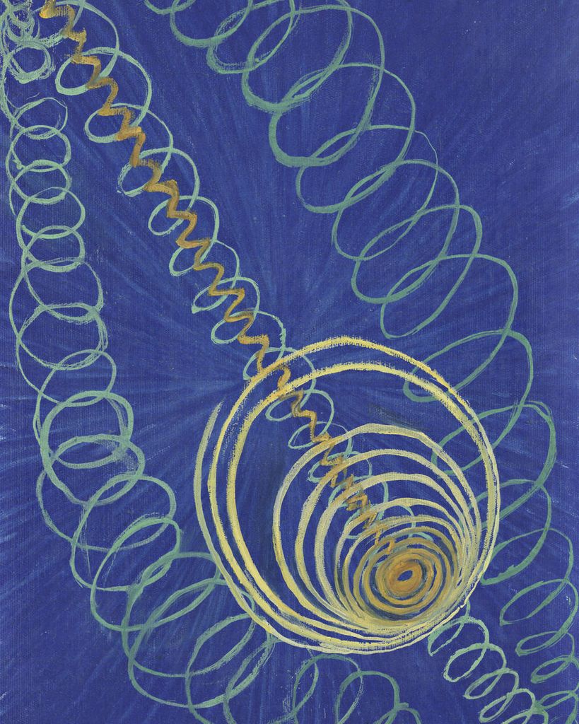 Poster - Primordial Chaos No 16 By Hilma Af Klint 40x50 - Dear Sam