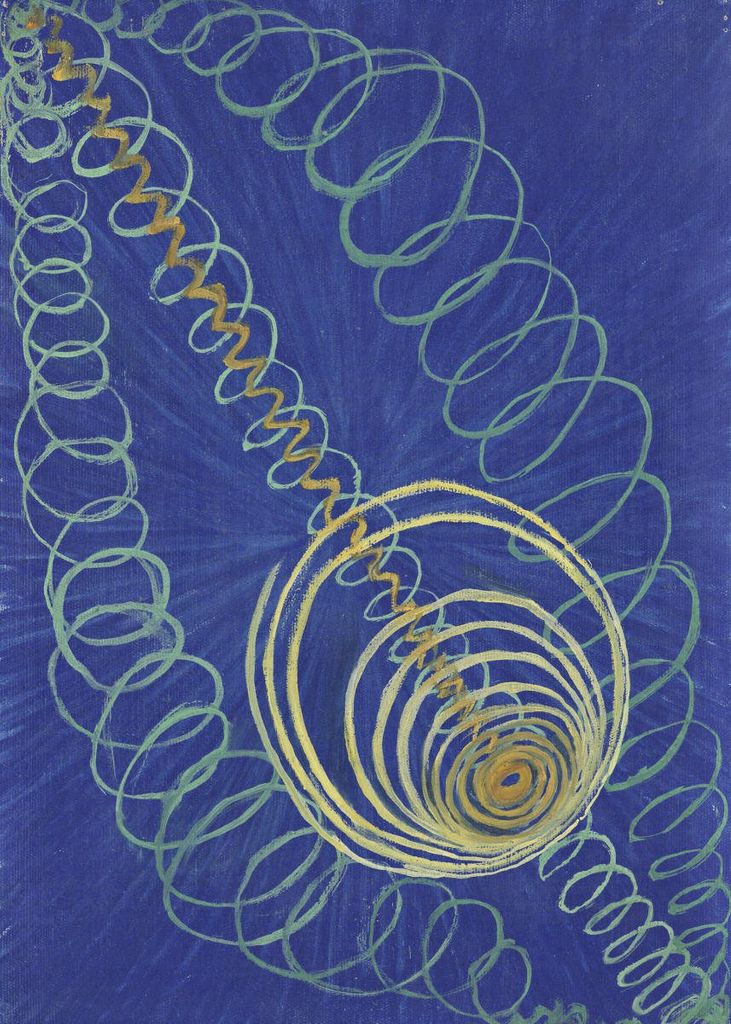 Poster - Primordial Chaos No 16 By Hilma Af Klint 50x70 - Dear Sam