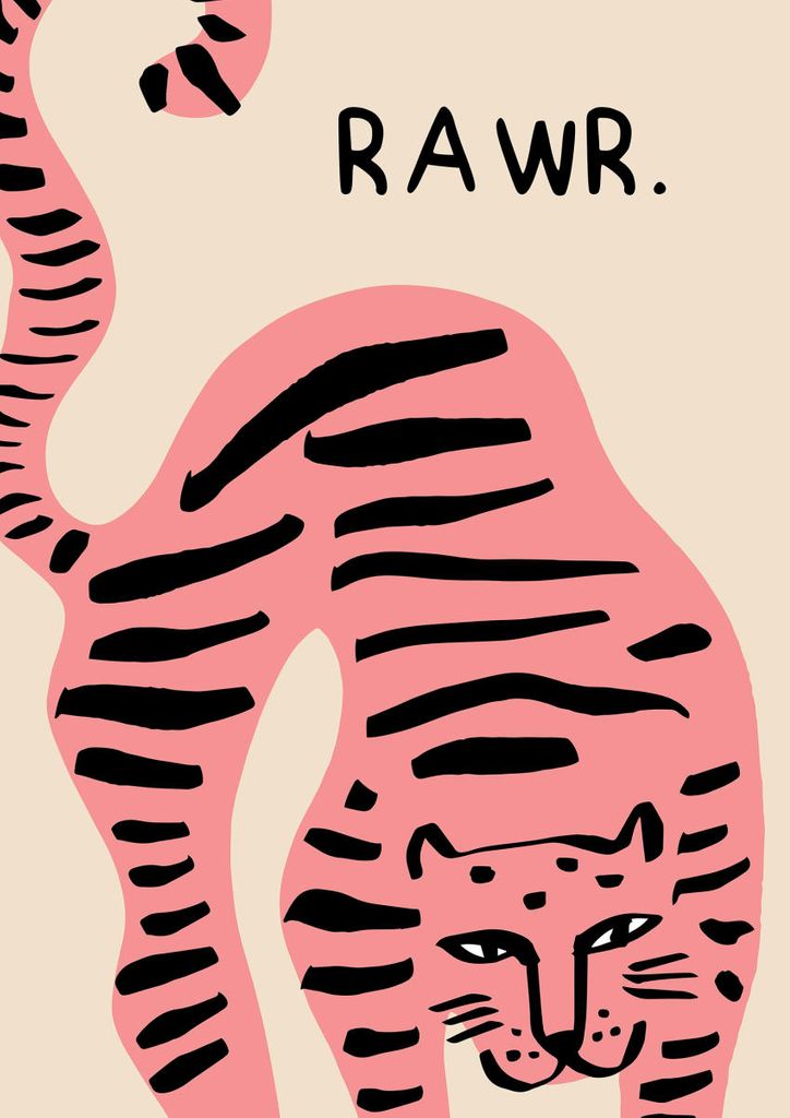Poster - Rawr 21x30 - Dear Sam