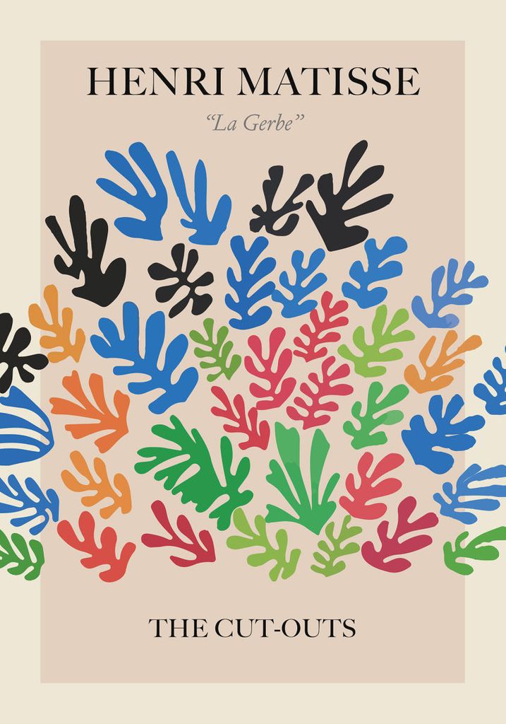 Poster - Refurbished La Gerbe By Matisse 70x100 - Dear Sam