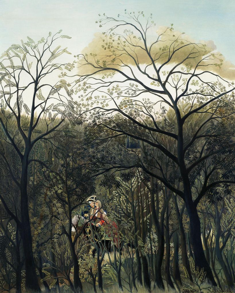 Poster - Rendezvous In The Forest By Rousseau 40x50 - Dear Sam