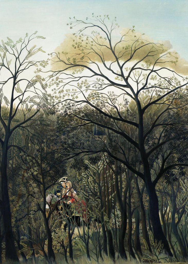 Poster - Rendezvous In The Forest By Rousseau 50x70 - Dear Sam