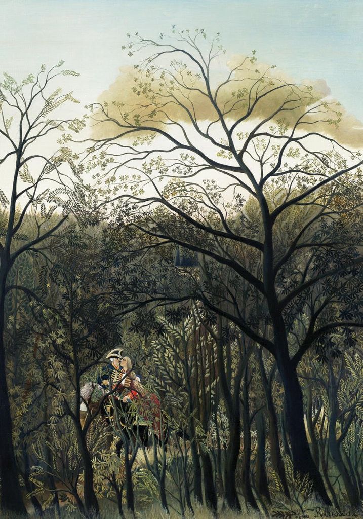 Poster - Rendezvous In The Forest By Rousseau 70x100 - Dear Sam