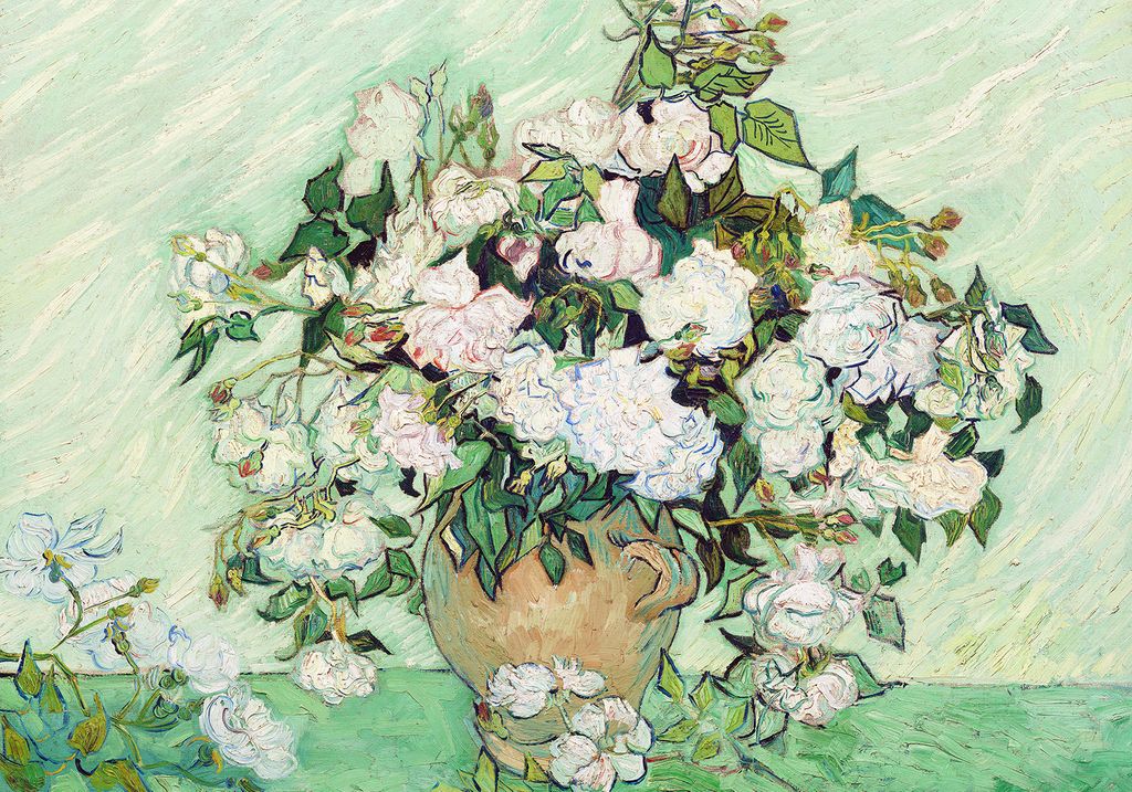 Poster - Roses 2 By Van Gogh 100x70 - Dear Sam