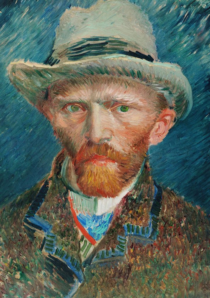 Poster - Self Portrait By Van Gogh 21x30 - Dear Sam