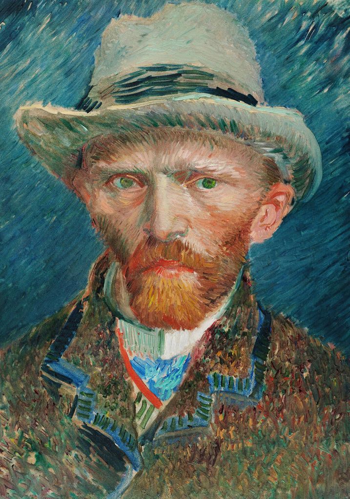 Poster - Self Portrait By Van Gogh 70x100 - Dear Sam