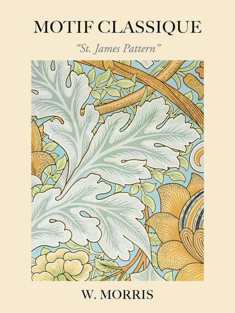 Plakat - St James Pattern By William Morris 30x40 - Dear Sam
