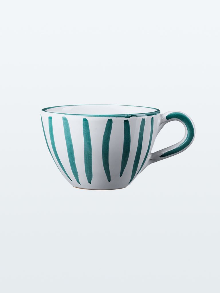 Striped emerald cup