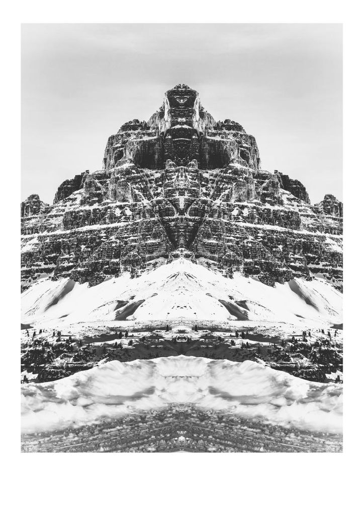 Poster - Symmetrical Mountain 21x30 - Dear Sam