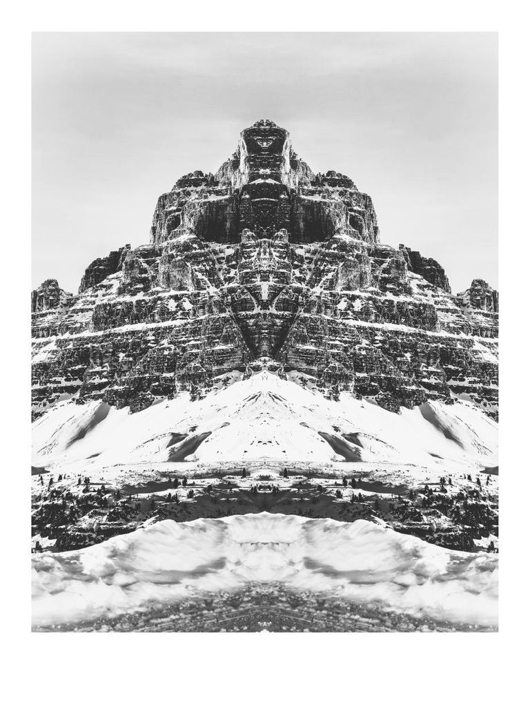 Poster - Symmetrical Mountain 30x40 - Dear Sam