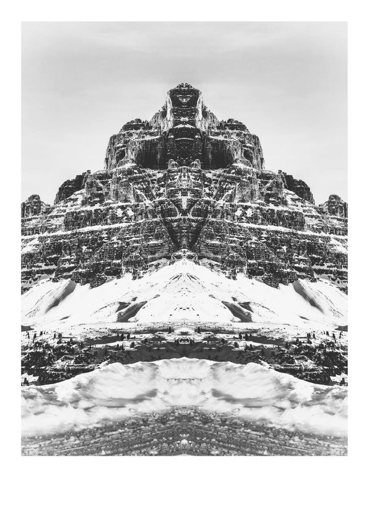 Poster - Symmetrical Mountain 50x70 - Dear Sam