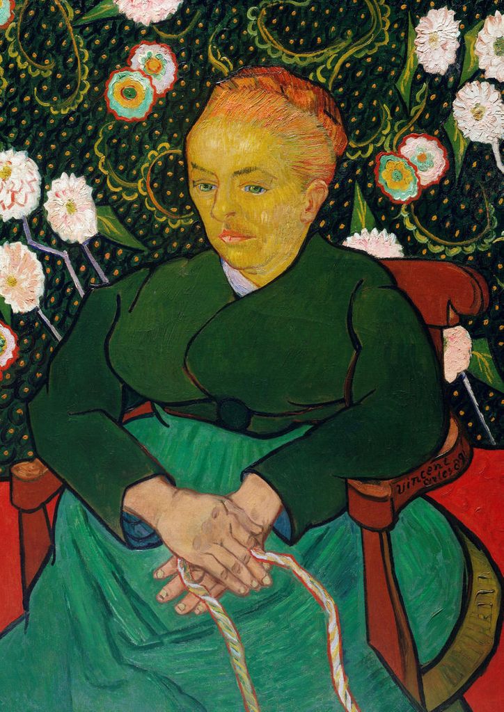 Poster - The Berceuse, Woman Rocking A Cradle By Van Gogh 21x30 - Dear Sam
