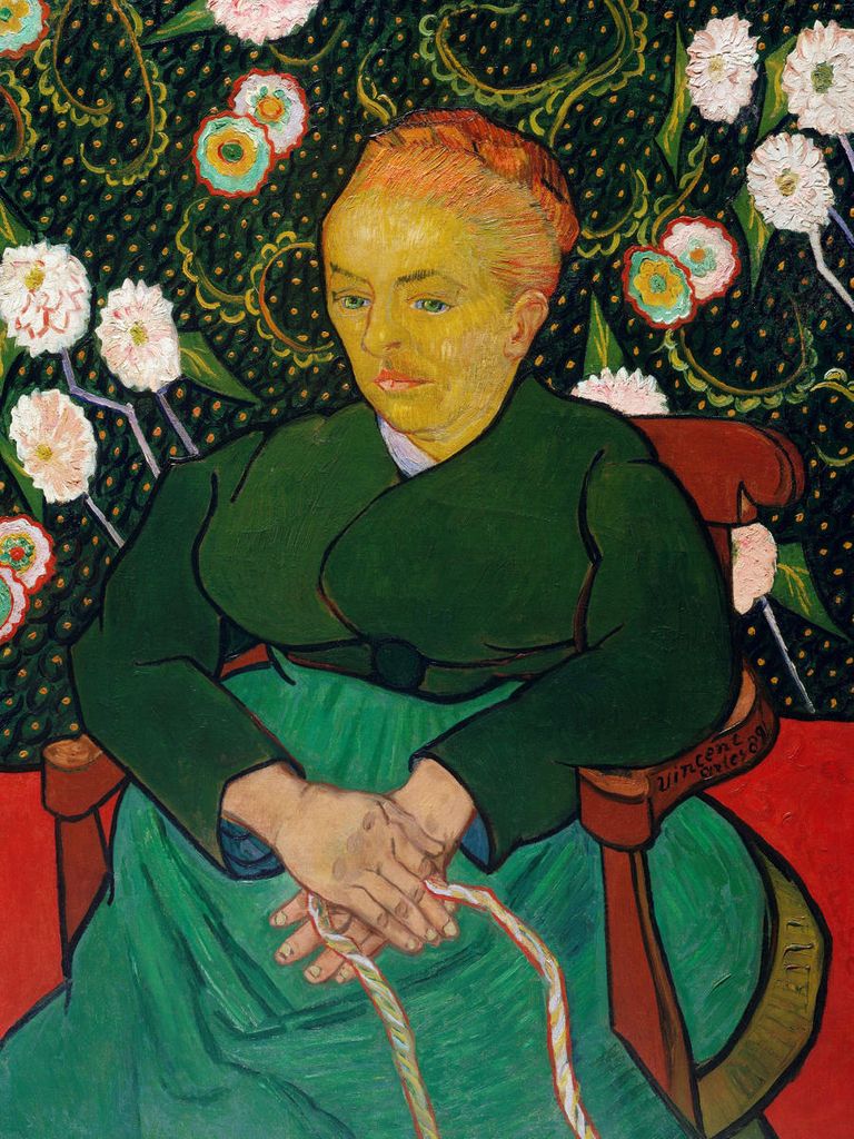 Poster - The Berceuse, Woman Rocking A Cradle By Van Gogh 30x40 - Dear Sam