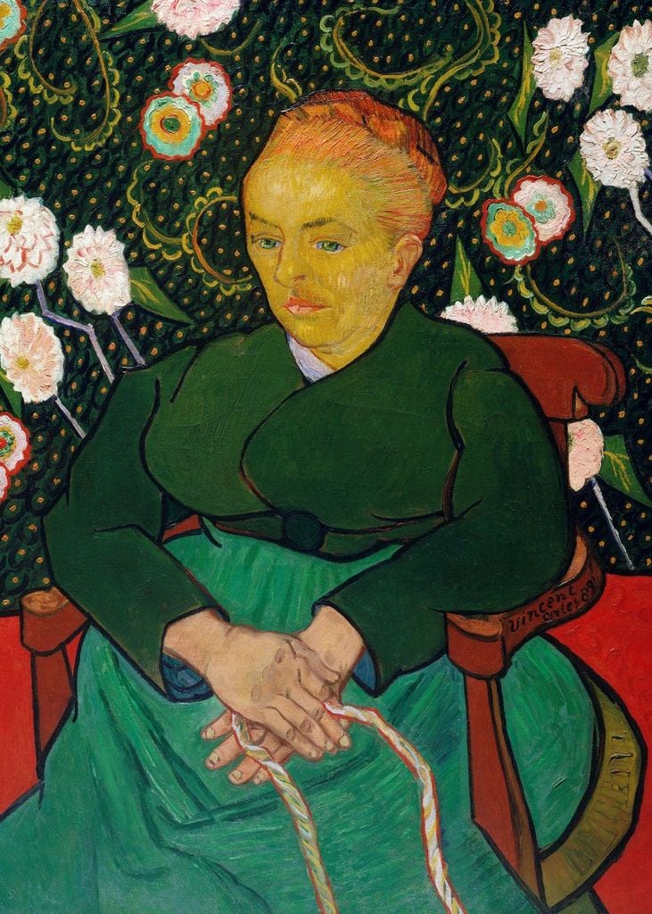 Poster - The Berceuse, Woman Rocking A Cradle By Van Gogh 50x70 - Dear Sam