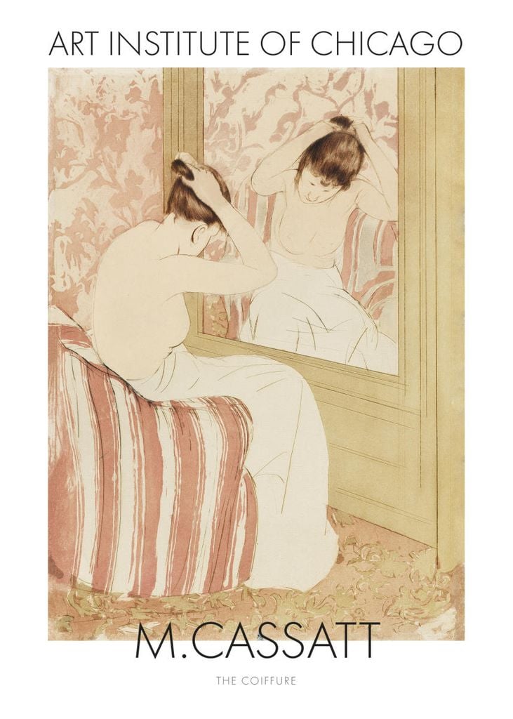 Poster - The Coiffure By Mary Cassatt 50x70 - Dear Sam