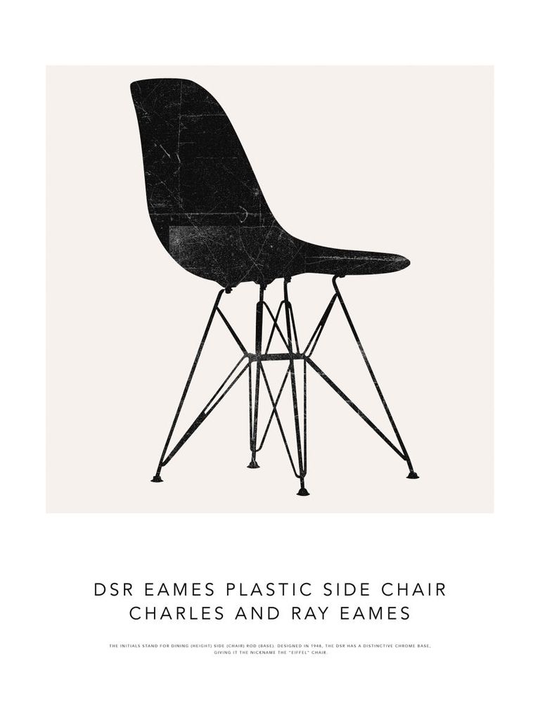Poster - The Eames Chair 30x40 - Dear Sam