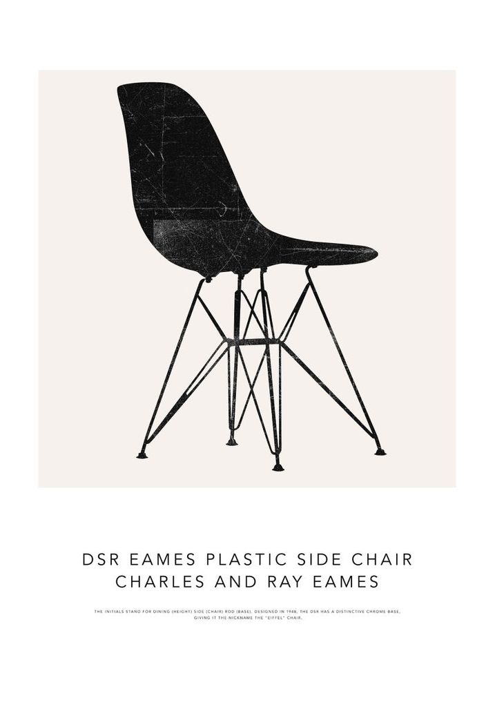 Poster - The Eames Chair 70x100 - Dear Sam