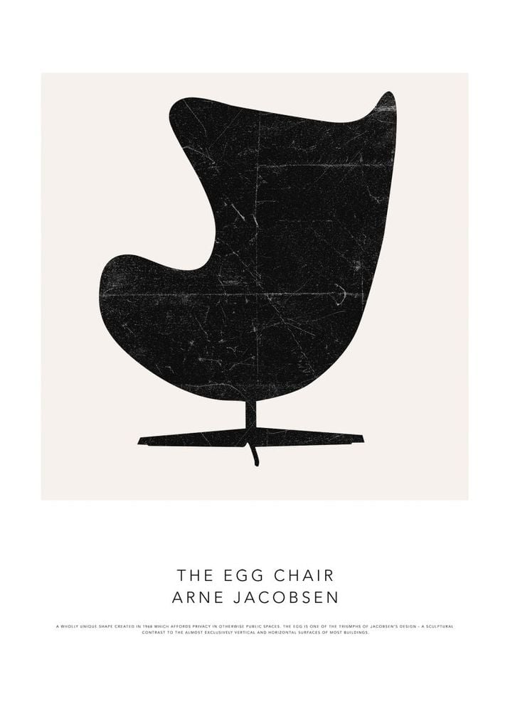 Plakat - The Egg Chair 70x100 - Dear Sam