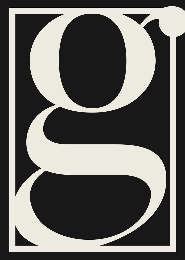 Poster - The Letter G 50x70 - Dear Sam