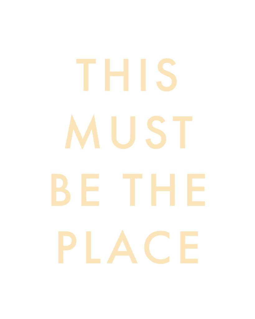 Poster - This Must Be The Place 40x50 - Dear Sam