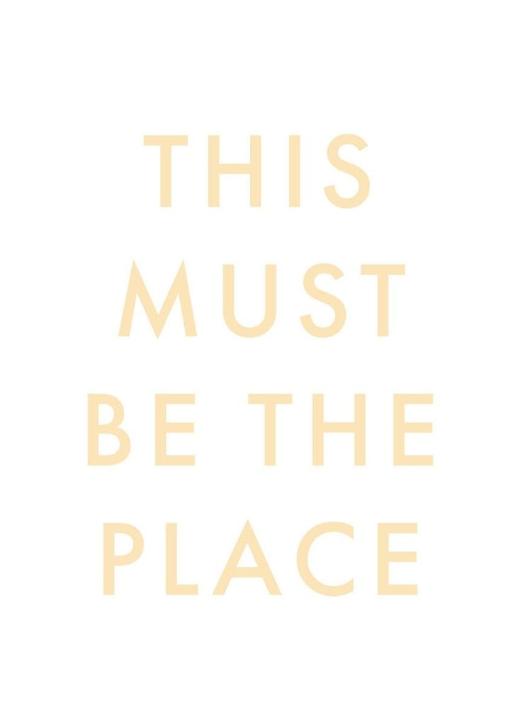 Poster - This Must Be The Place 50x70 - Dear Sam