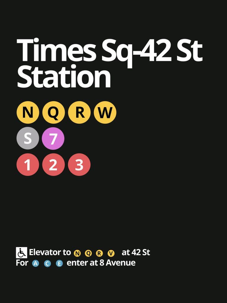 Poster - Times Square 42 30x40 - Dear Sam