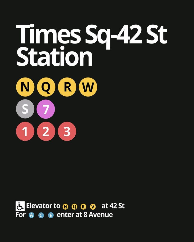 Poster - Times Square 42 40x50 - Dear Sam