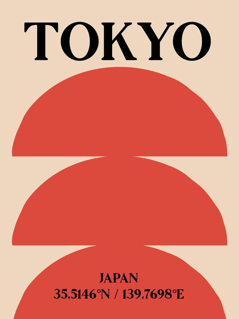 Plakat - Tokyo Pattern 30x40 - Dear Sam
