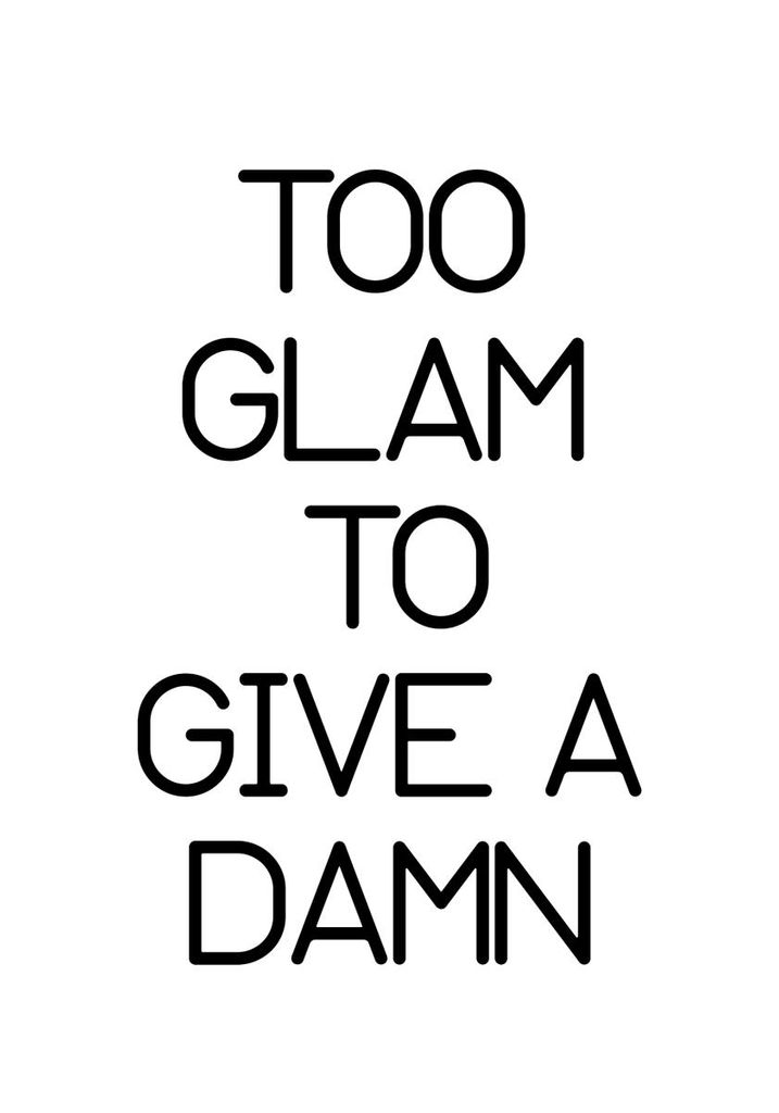 Plakat - Too Glam 70x100 - Dear Sam