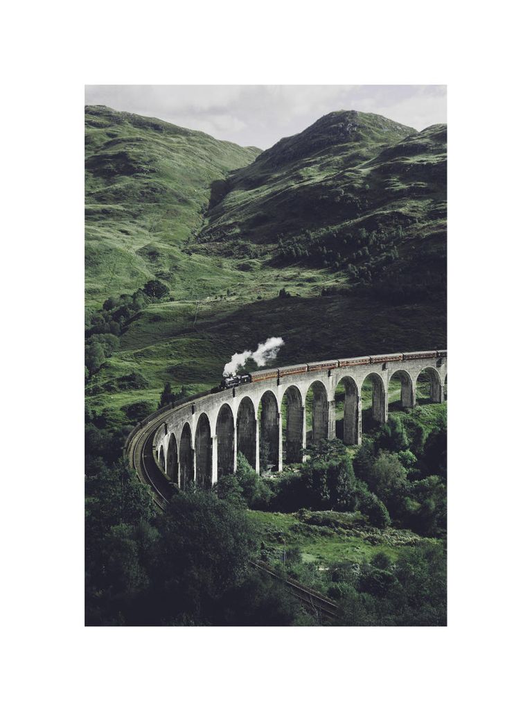 Poster - Train On A Bridge 30x40 - Dear Sam