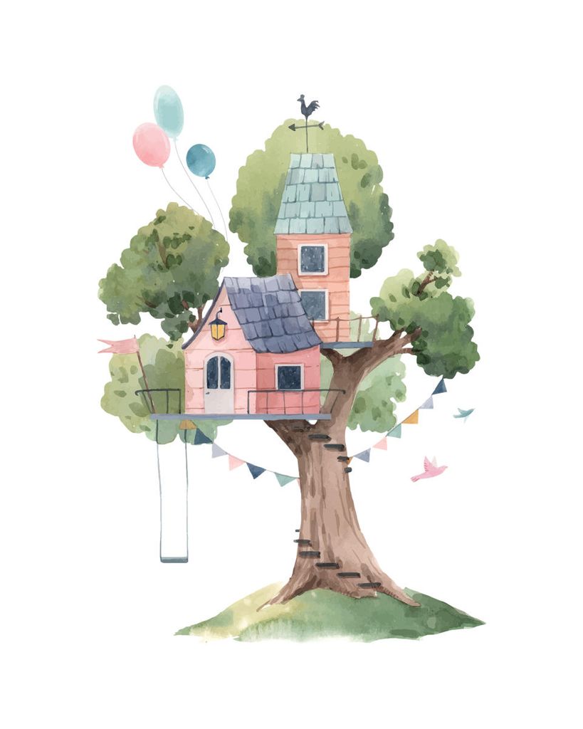 Poster - Tree House 40x50 - Dear Sam