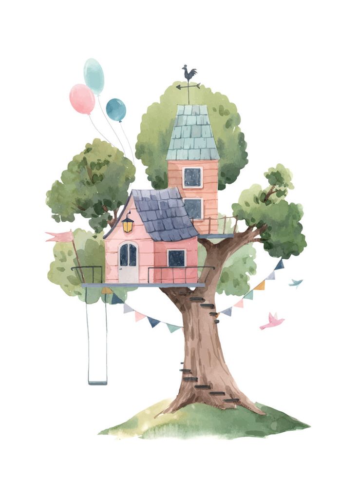 Poster - Tree House 50x70 - Dear Sam