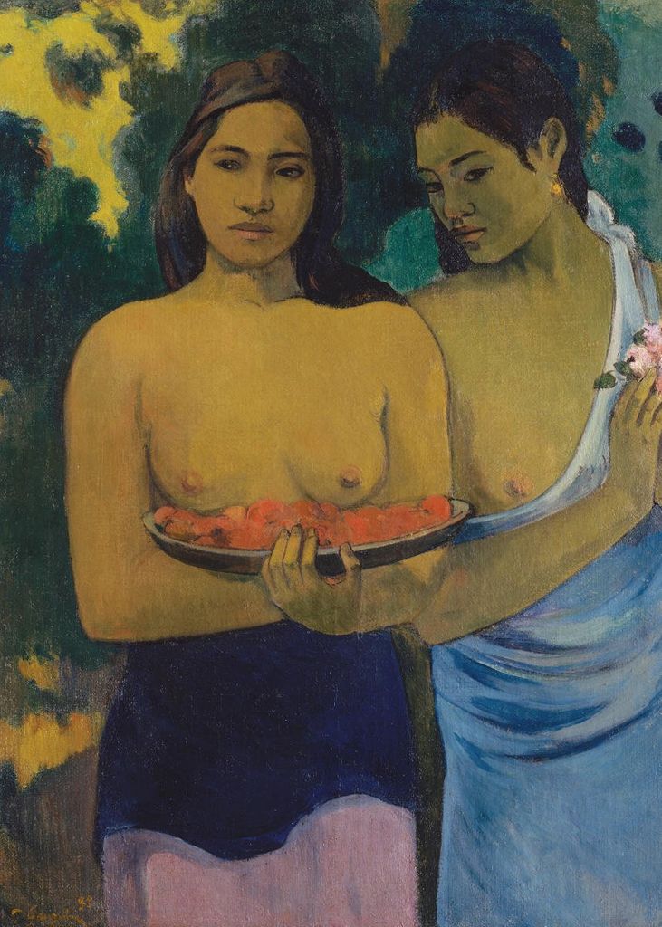 Poster - Two Tahitian Women By Gauguin 50x70 - Dear Sam
