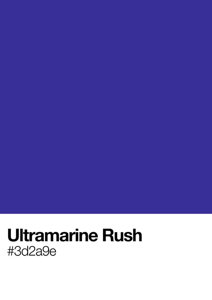 Poster - Ultramarine Rush 21x30 - Dear Sam