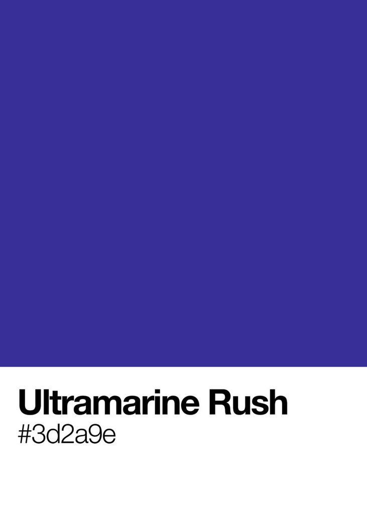 Poster - Ultramarine Rush 50x70 - Dear Sam