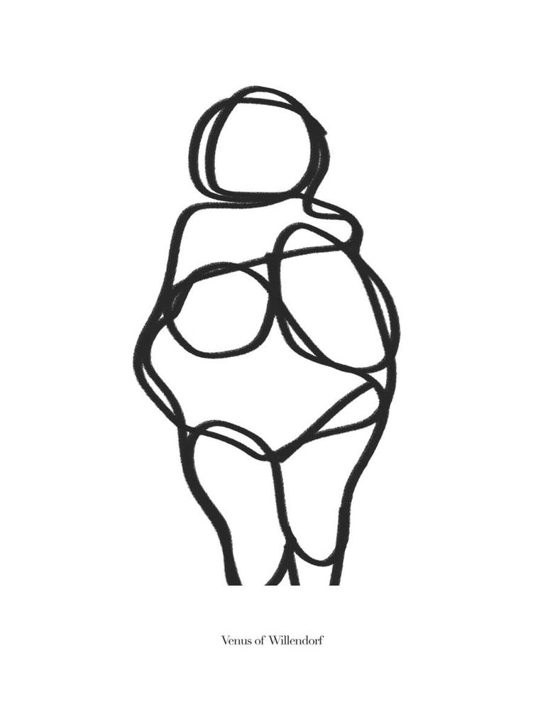 Poster - Venus Of Willendorf 30x40 - Dear Sam