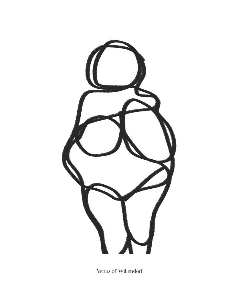 Poster - Venus Of Willendorf 40x50 - Dear Sam