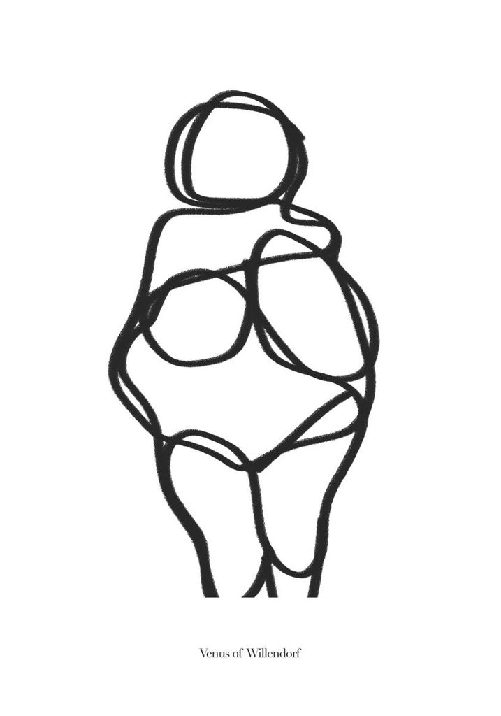 Poster - Venus Of Willendorf 70x100 - Dear Sam
