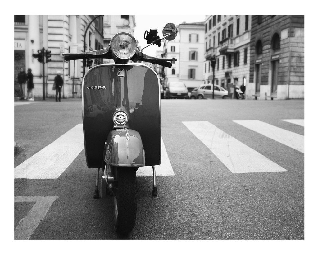 Poster - Vespa Scene 50x40 - Dear Sam